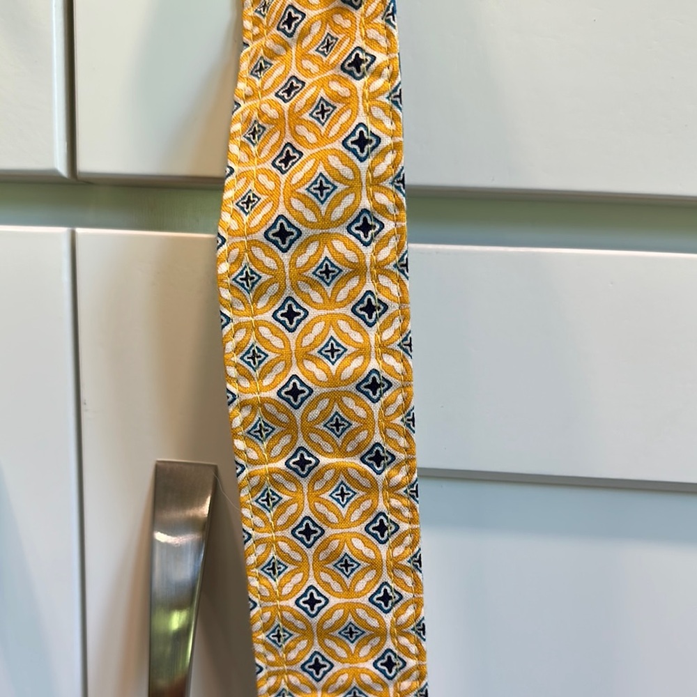 Vera Bradley Blue and Yellow Floral Belt - Picture 4 of 8